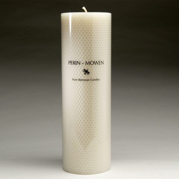 12"x3.75" Connoisseur Pillar Light Beeswax