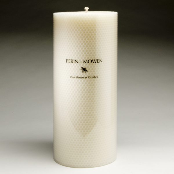 TSP-12, 12" x 5" Beeswax Pillar Candle