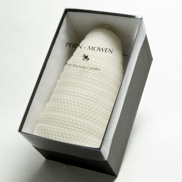 8 inch beeswax beehive candle