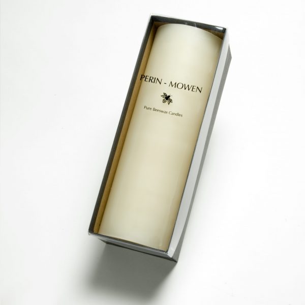 Solid 9x3 Beeswax Pillar