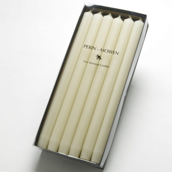 Solid 12' Beeswax Dinner Candles