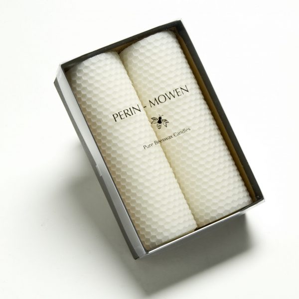 6 x 2 inch Beeswax Hurricane Candle