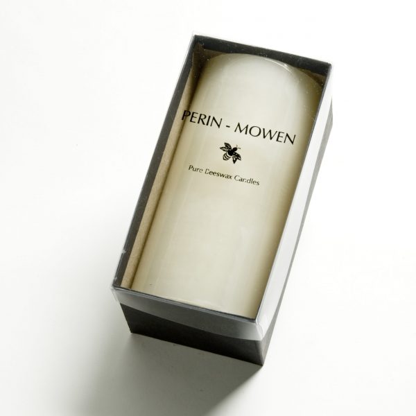 Solid 6 inch Beeswax Pillar Candle