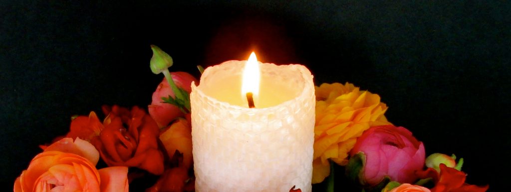6 inch Hurricane candle Light Natural Beeswax
