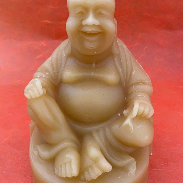 Laughing Buddha Candle