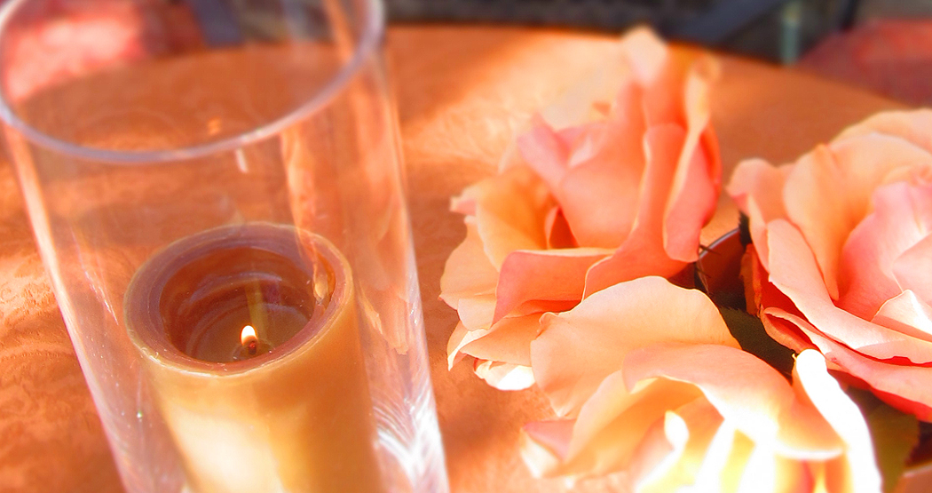 solid 9 inch beeswax pillar